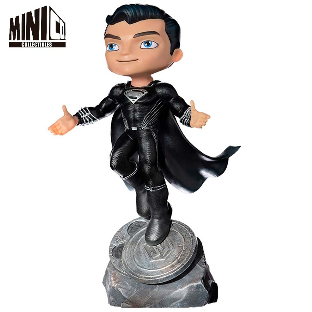Iron Studios - Justice League Superman Black Suit MiniCo Vinyl Figure