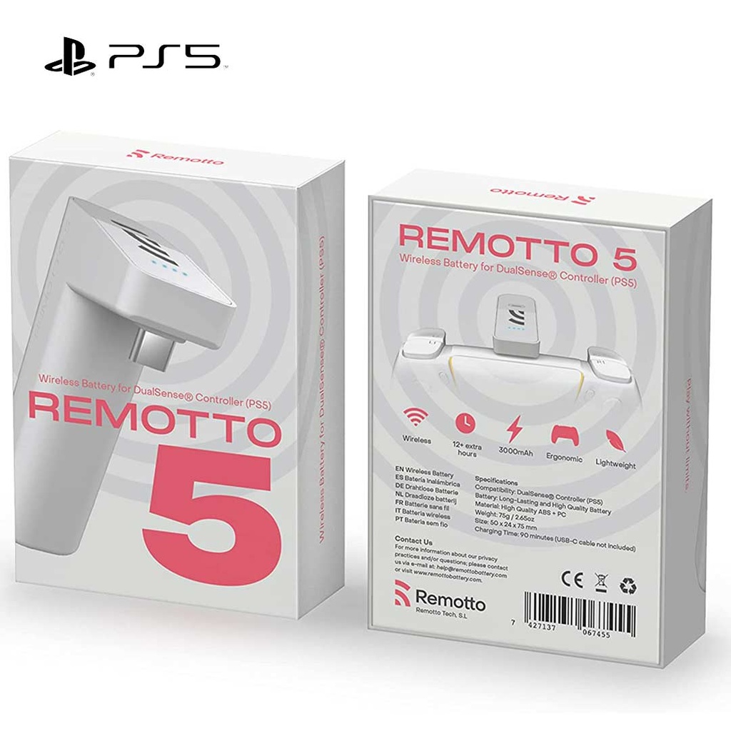 Remotto Batería 3000mAh para Mandos PS5
