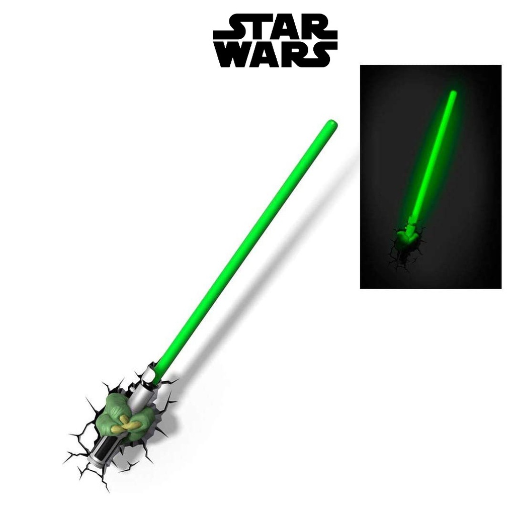 STAR WARS - 3D DECO LIGHT - SABRE LASER YODA