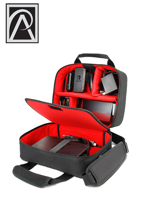 S14 Protective Adjustable Device Case - Red (USA GEAR)