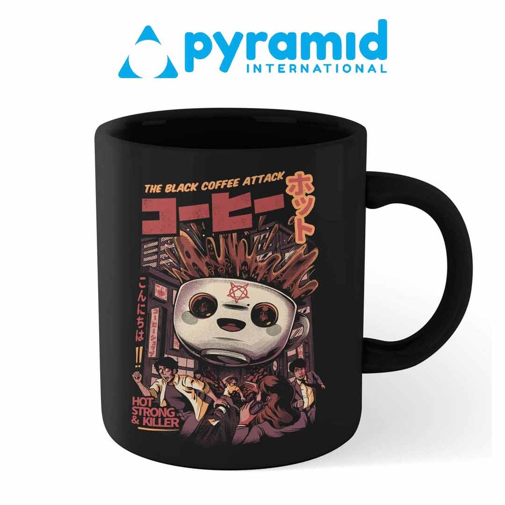 Pyramid - ILUSTRATA (BLACK COFFEE KAIJU) BLACK POD MUG