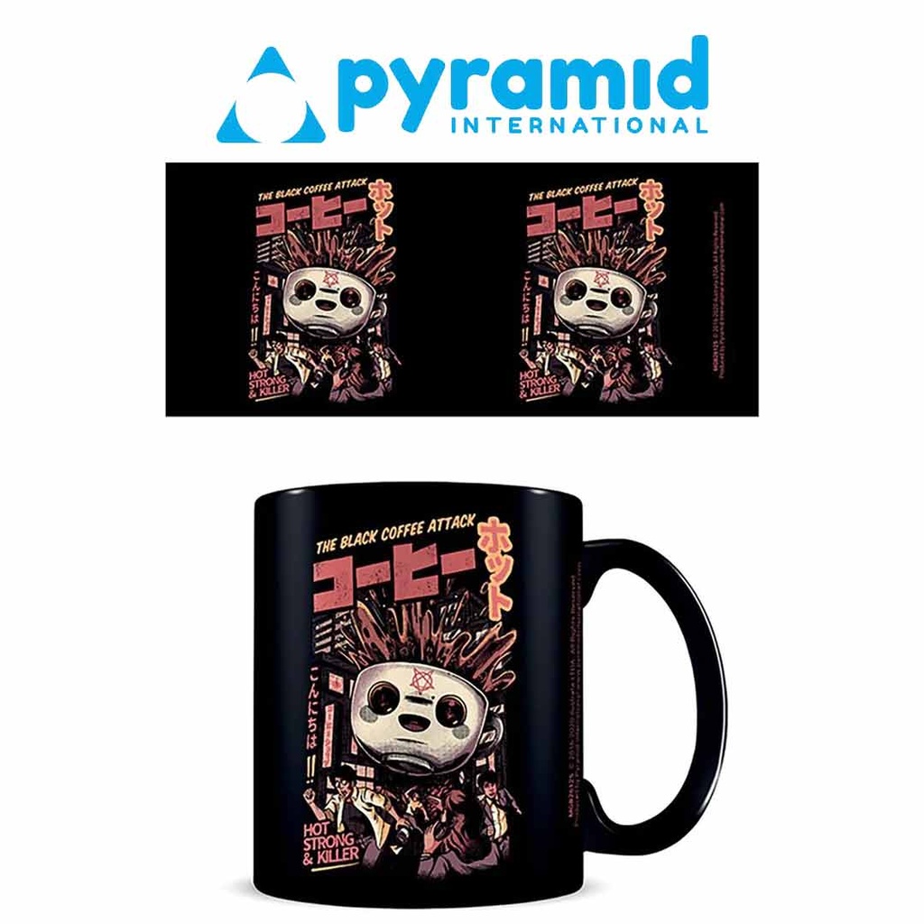 Pyramid - ILUSTRATA (BLACK COFFEE KAIJU) BLACK POD MUG