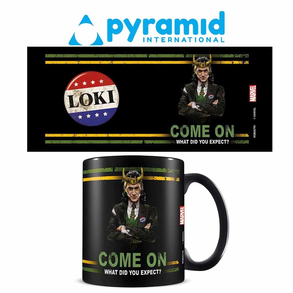 Pyramid - LOKI (WHAT DID YOU EXPECT?) BLACK POD MUG