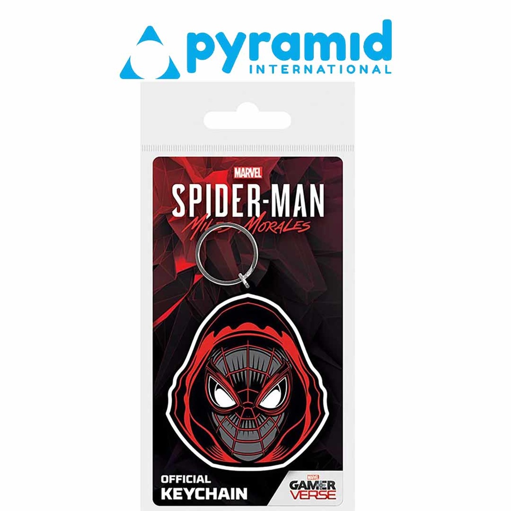 Pyramid - SPIDER-MAN MILES MORALES (HOODED) RUBBER KEYCHAIN