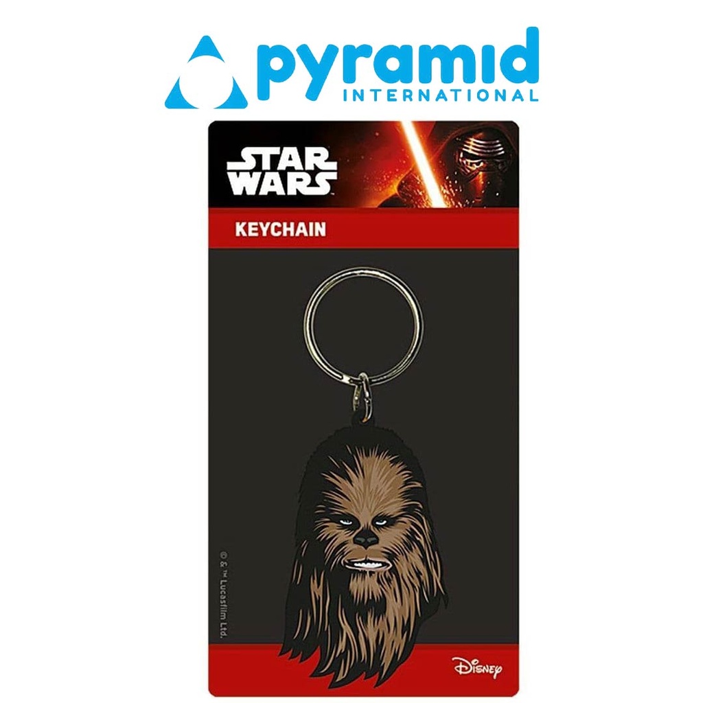 Pyramid - STAR WARS (CHEWBACCA) RUBBER KEYCHAIN