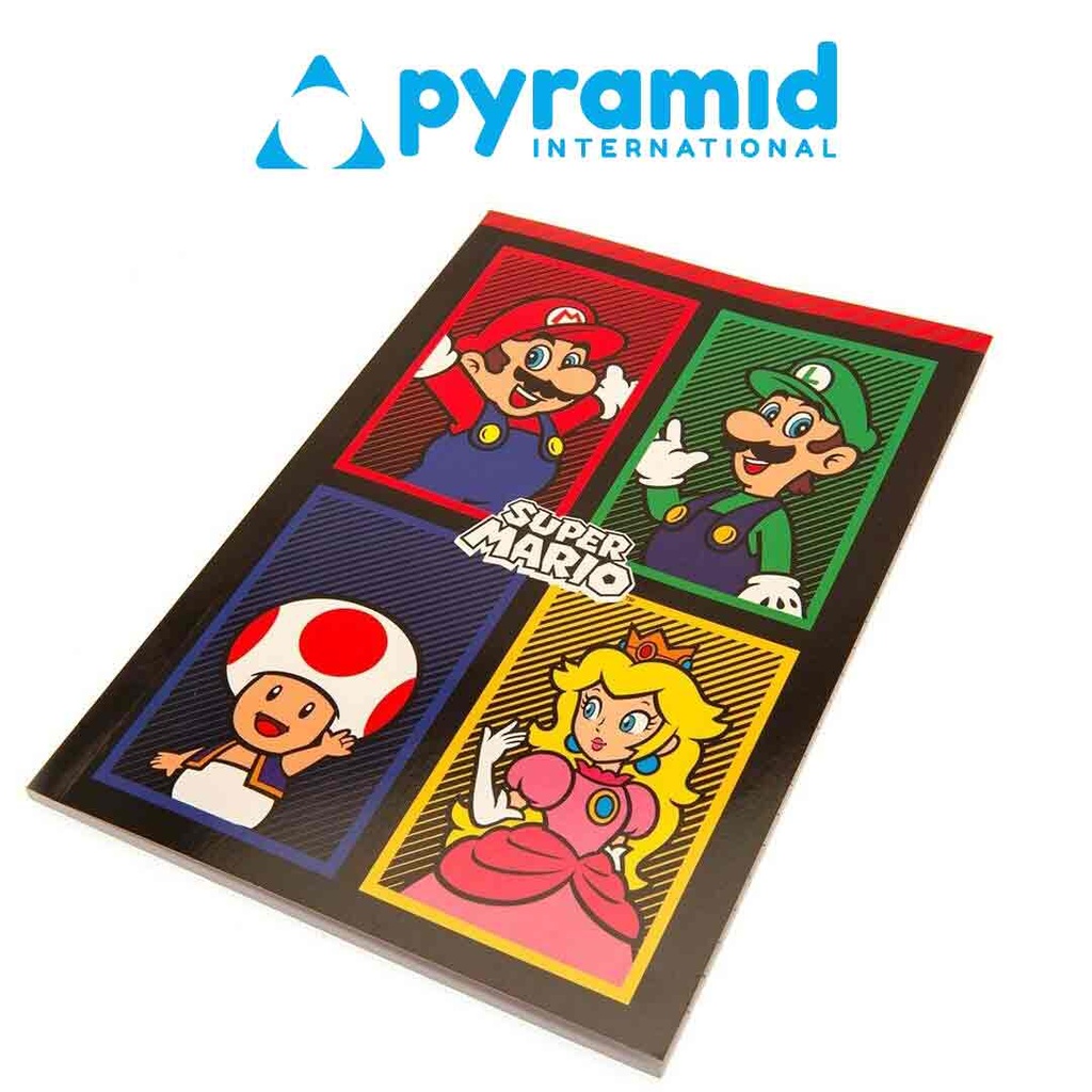 Pyramid - SUPER MARIO (4 COLOUR) EXERCISE BOOK STATIONERY SET