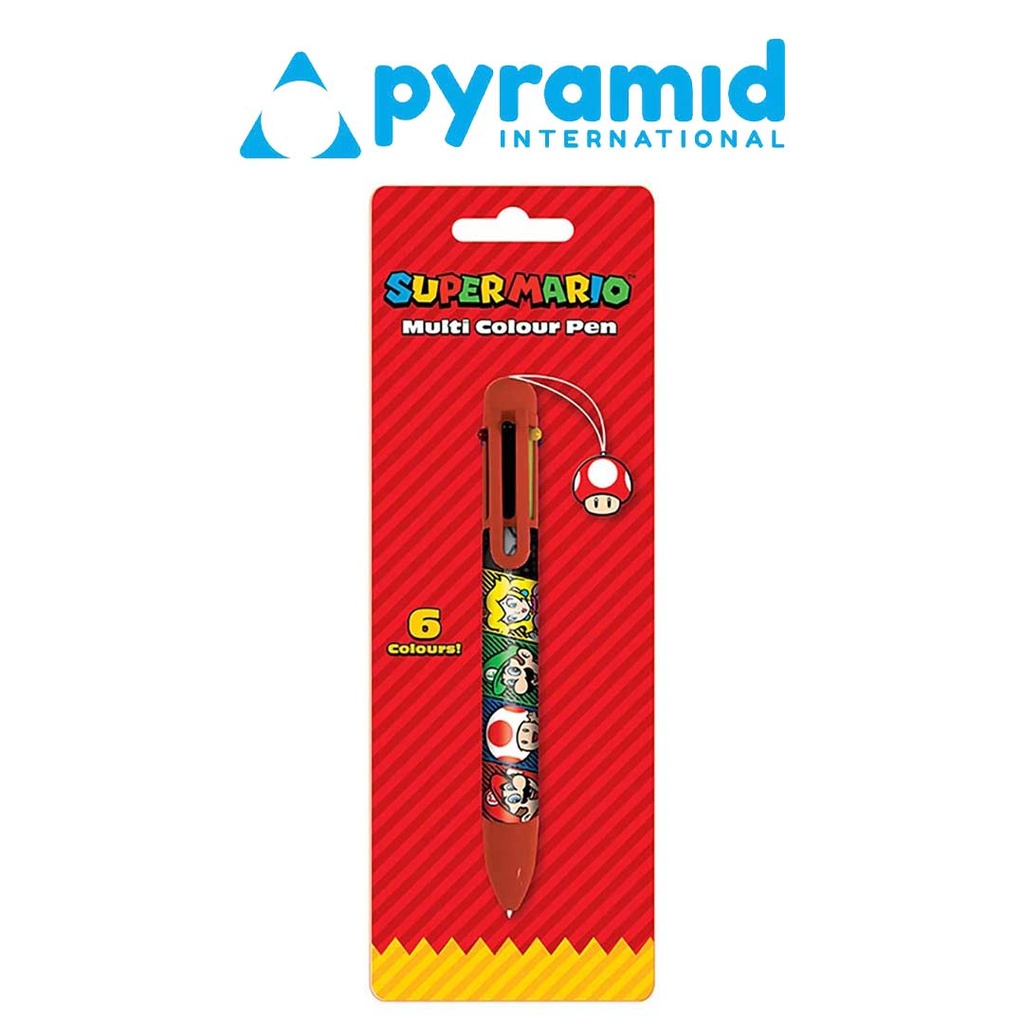 Pyramid - SUPER MARIO (4 COLOUR) MULTI COLOUR PEN