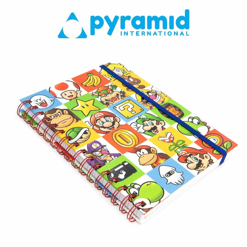 Pyramid - SUPER MARIO (COLOUR BLOCK) A5 NOTEBOOK