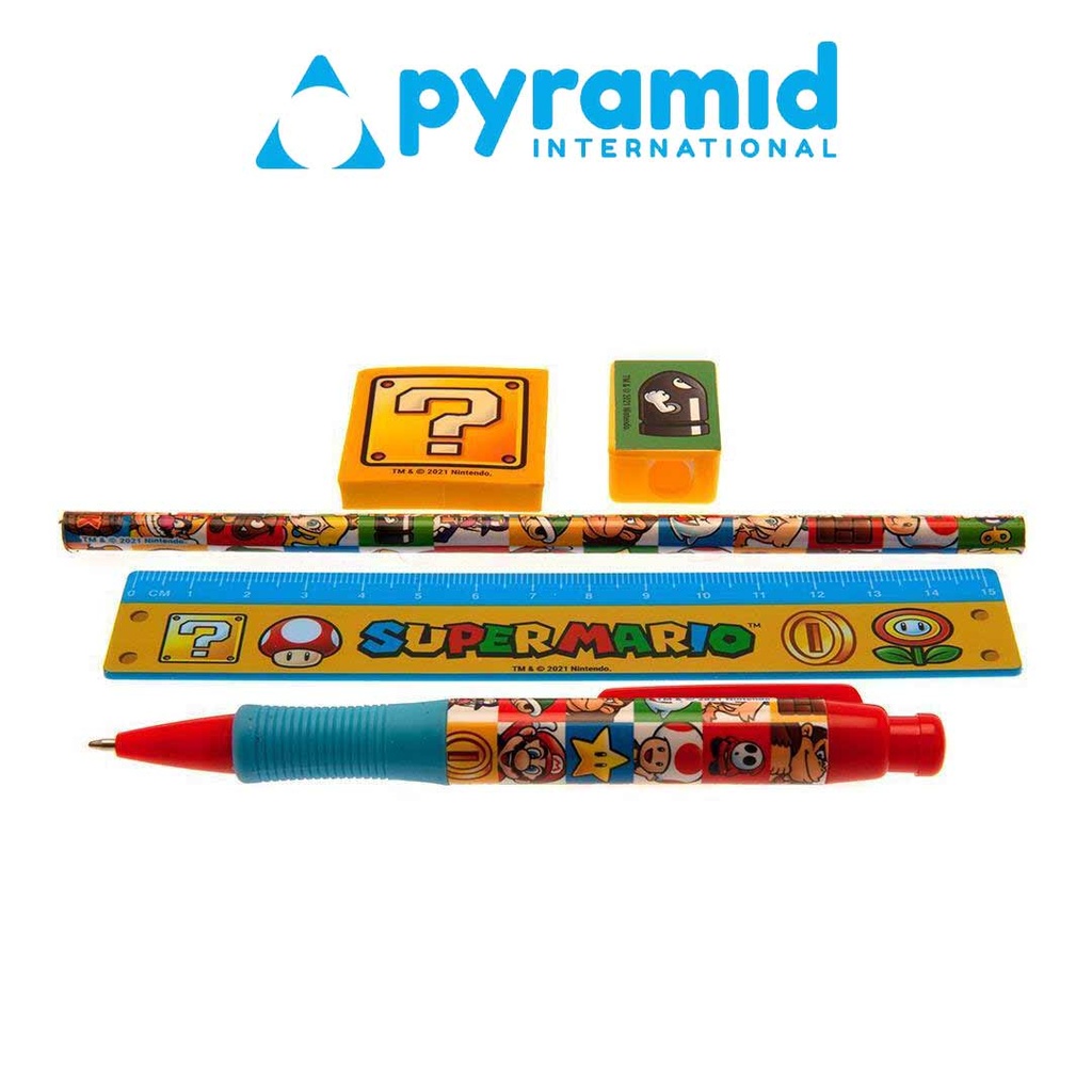 Pyramid - SUPER MARIO (COLOUR BLOCK) STATIONERY SET