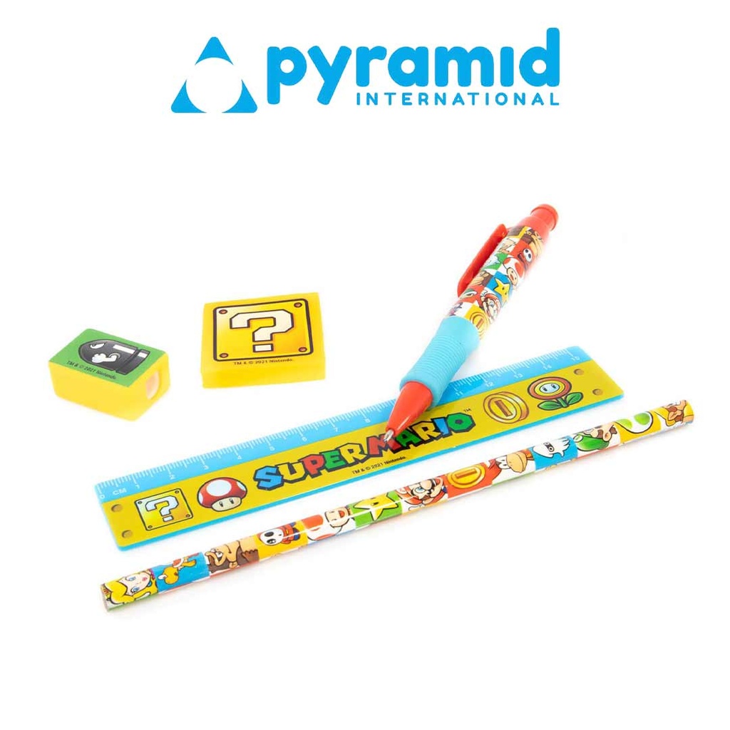 Pyramid - SUPER MARIO (COLOUR BLOCK) STATIONERY SET