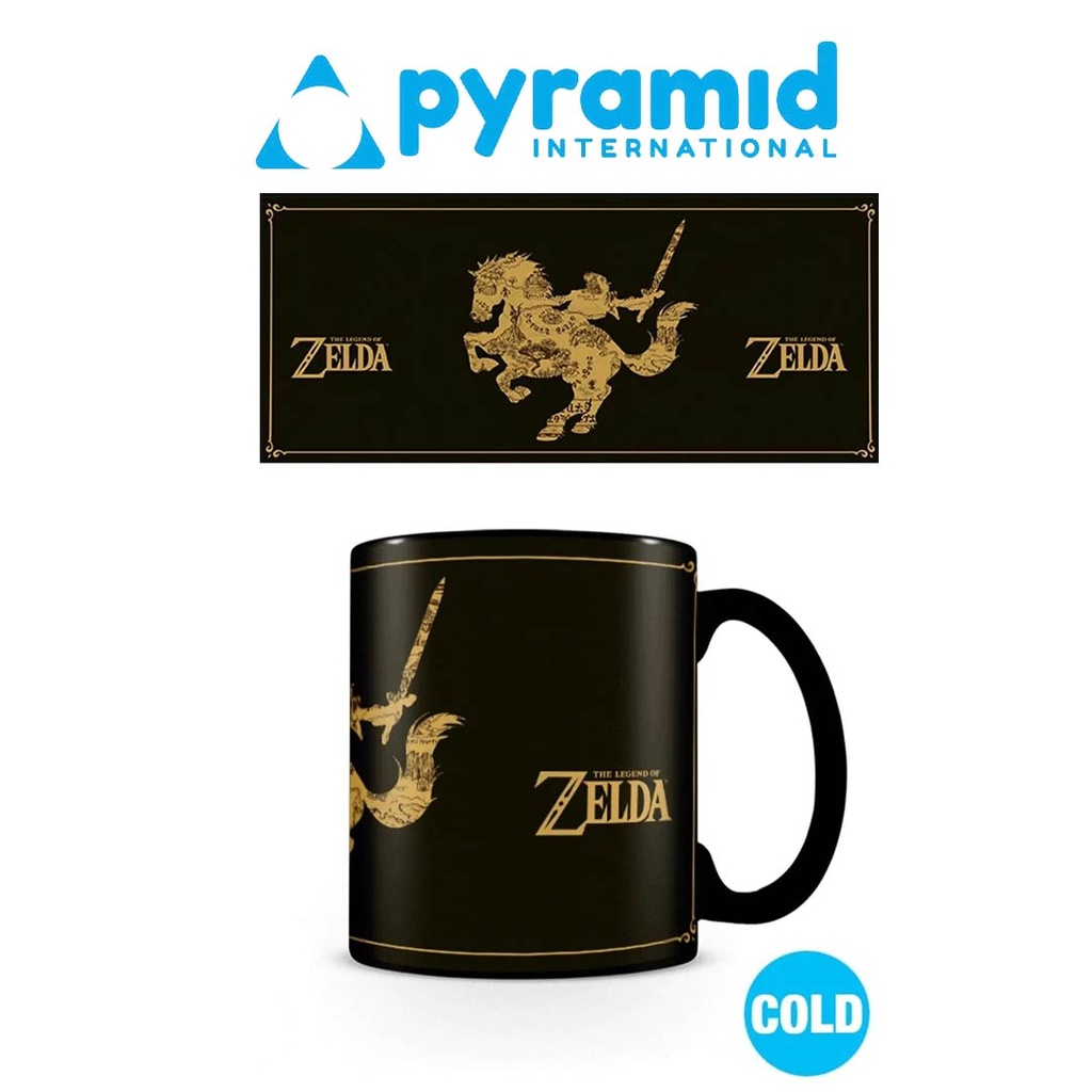 Pyramid - THE LEGEND OF ZELDA (MAP SILHOUETTE) HEAT CHANGE MUG