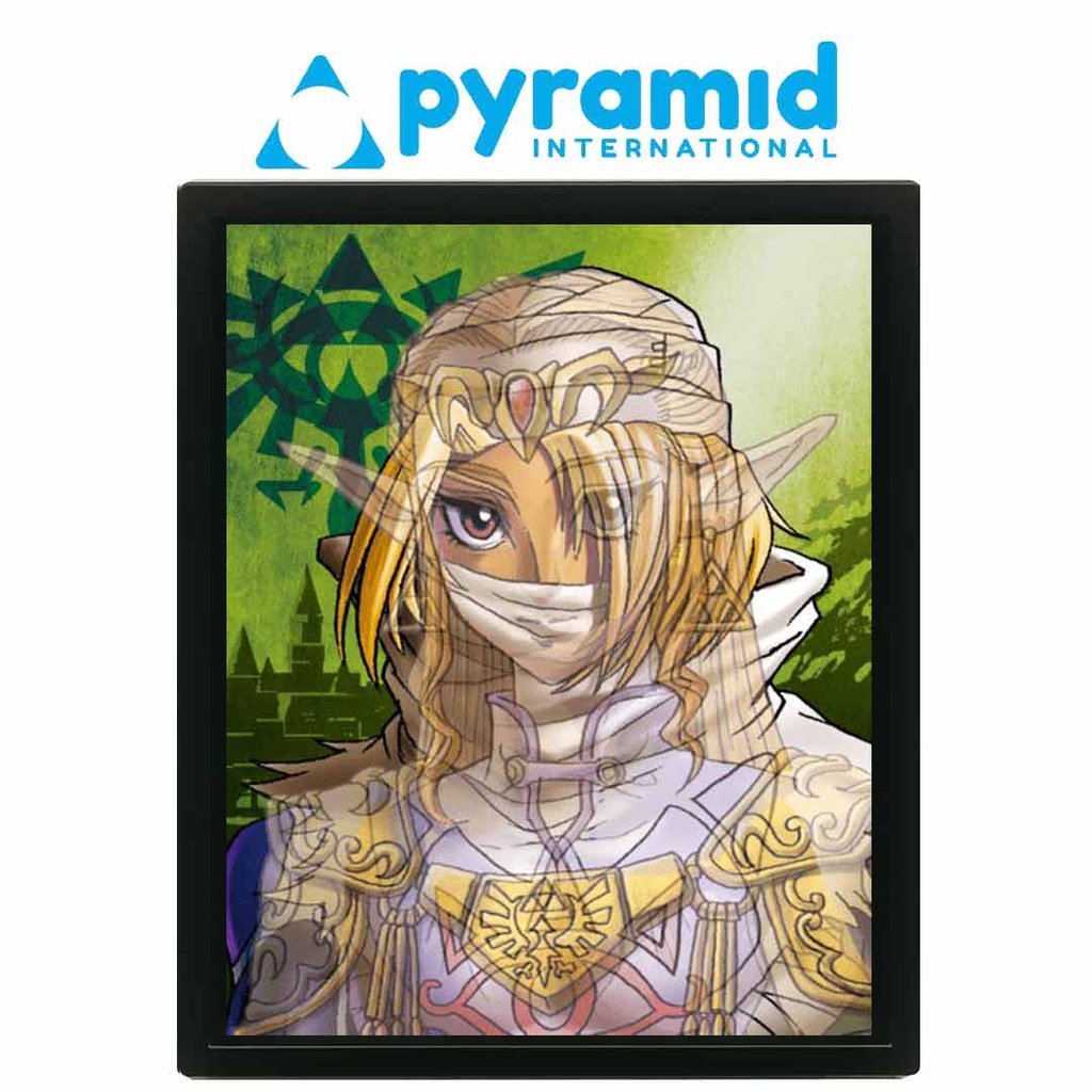 Pyramid - THE LEGEND OF ZELDA (ZELDA TO SHEIK) - FRAMED