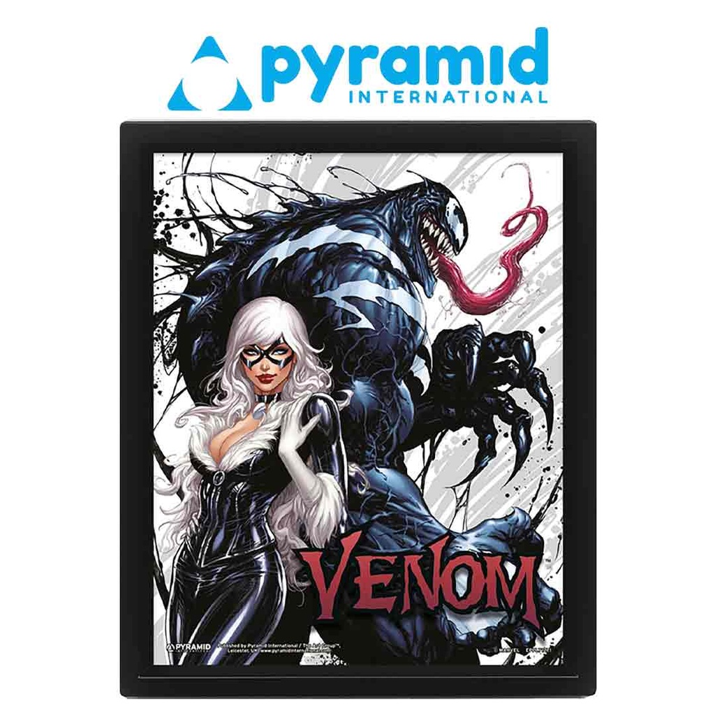 Pyramid - VENOM (TEETH AND CLAWS) 10X8 3D