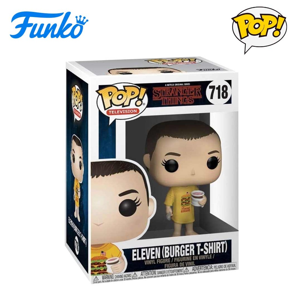 Funko POP! Stranger Things Eleven Burger T-Shirt Vinyl Figure