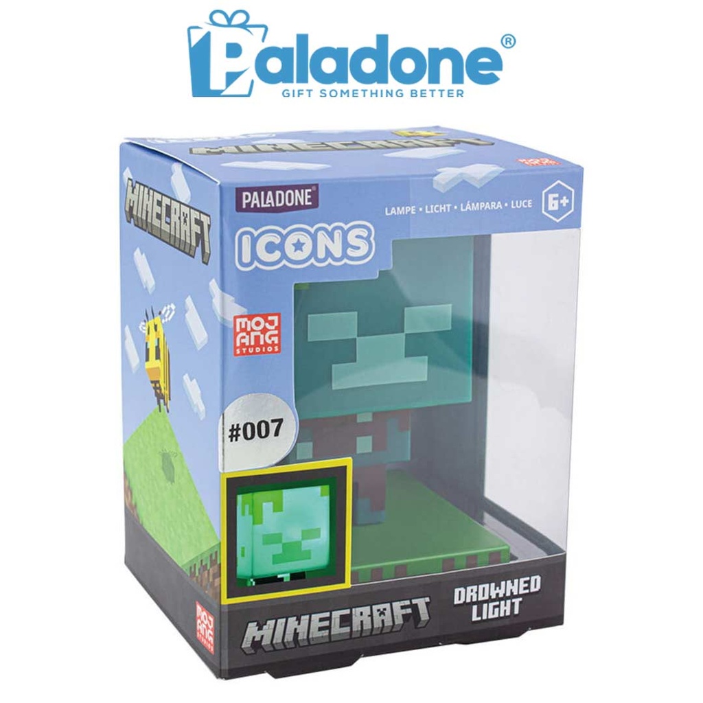 Paladone Minecraft Drowned Zombie Icon Light