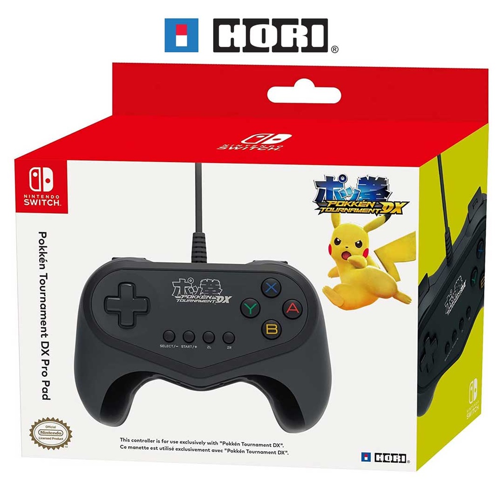 HORI NS Officially Licensed - Pro Pad Wired Controller - Pokken Tournament DX Edition