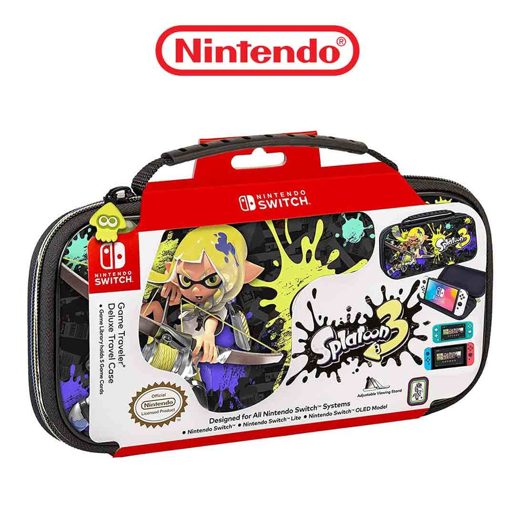 NS Game Traveler Deluxe Travel Case - Splatoon 3