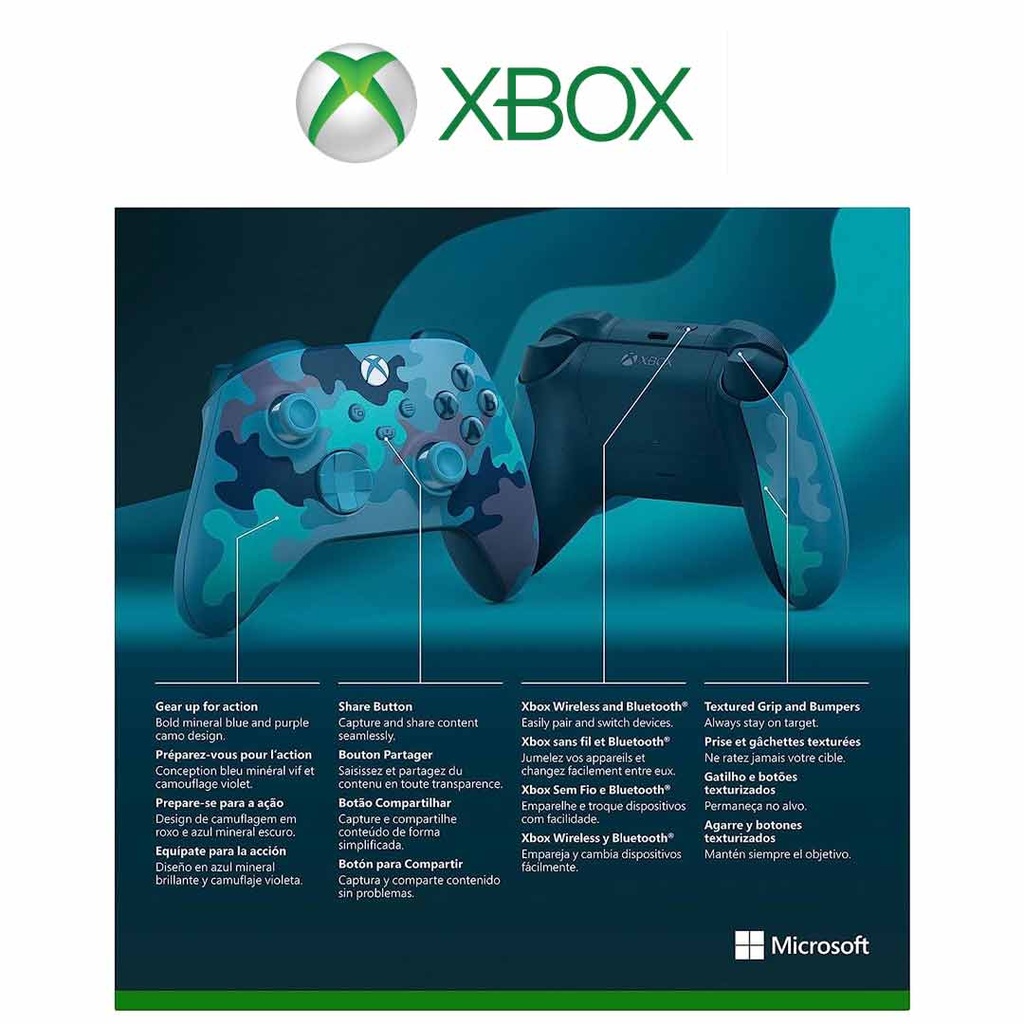Xbox Series X Wireless Controller - Mineral Camo (Special Edition)