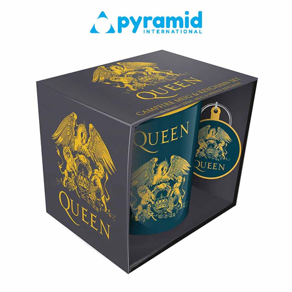 Pyramid - Queen (Crest) Campfire Mug Set