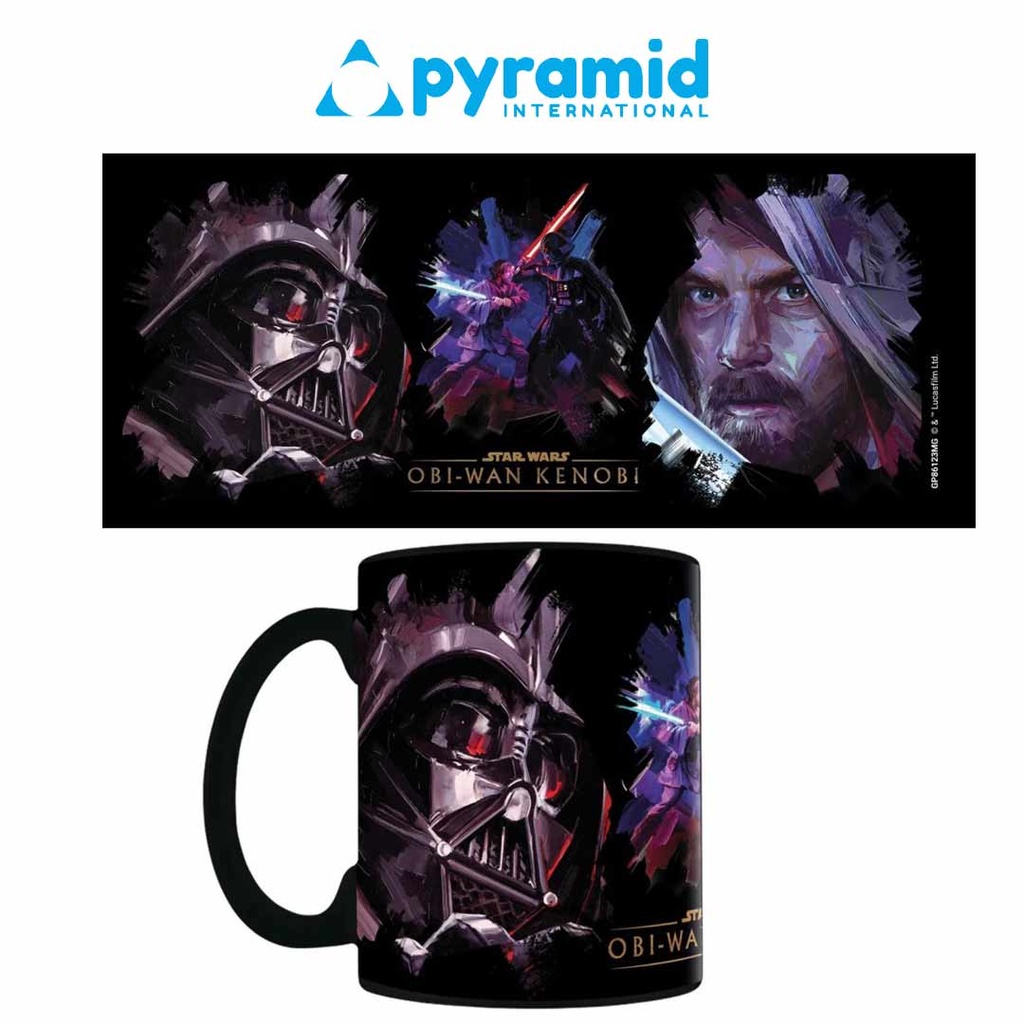 Pyramid - Star Wars: Obi-Wan Kenobi (Battle) Mug Coaster Keychain Gift Set