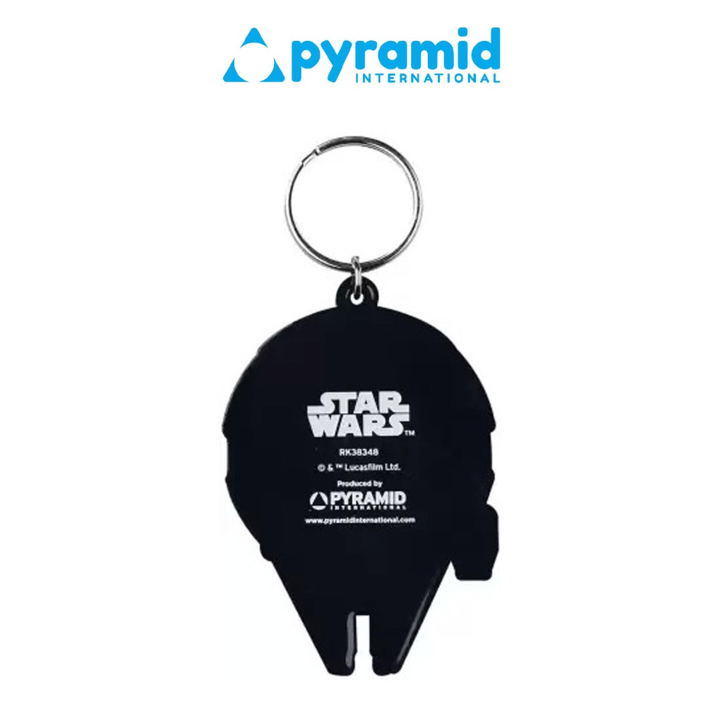 Pyramid - STAR WARS (MILLENNIUM FALCON) RUBBER KEYCHAIN