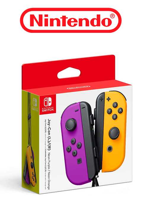 NS Joy-Con Neon Purple/Orange