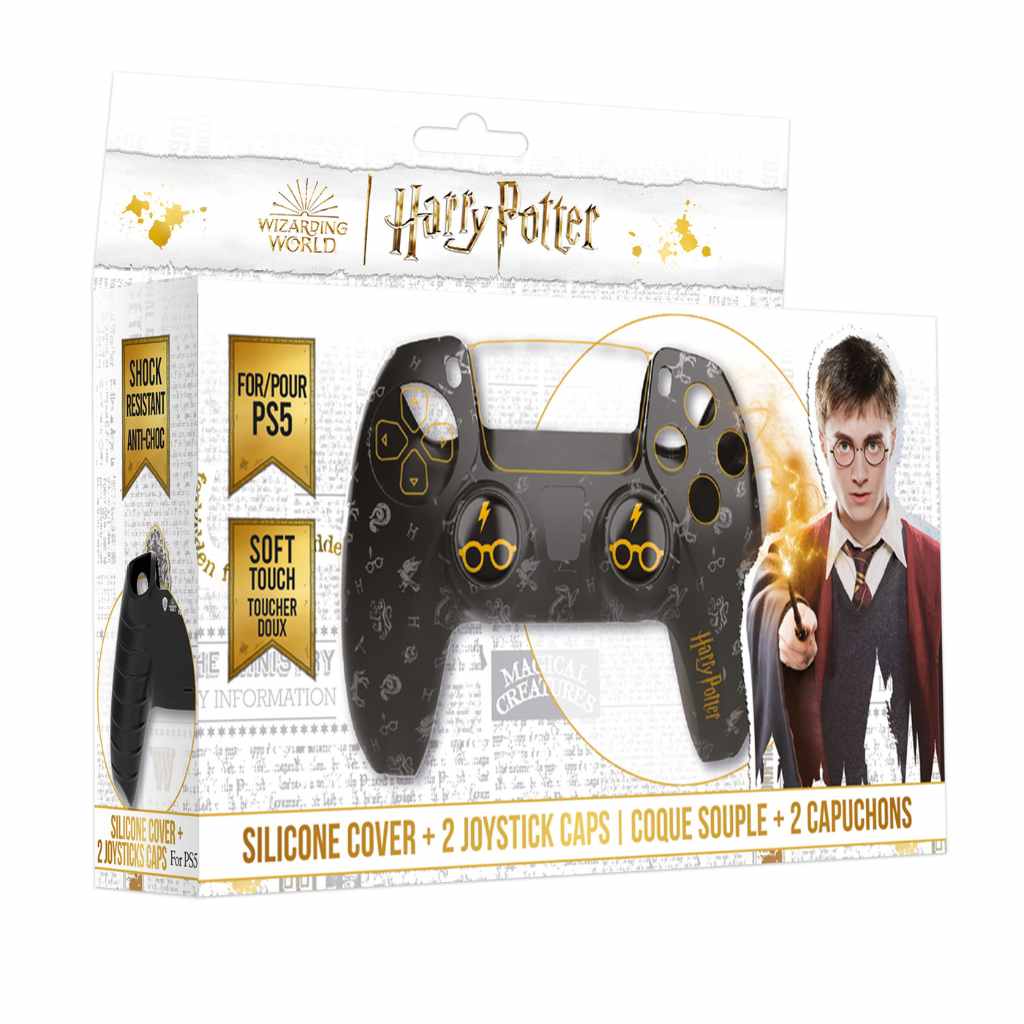 Freaks And Geeks - PS5 Set Ctrl Cover + Rubbers Harry Potter Cases/Protection