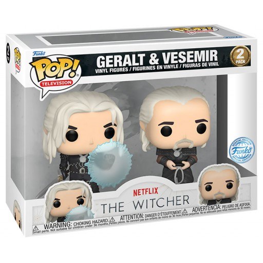 Funko POP! Pop! Tv: The Witcher S2 - Geralt and Vesemir 2pk (Exc)