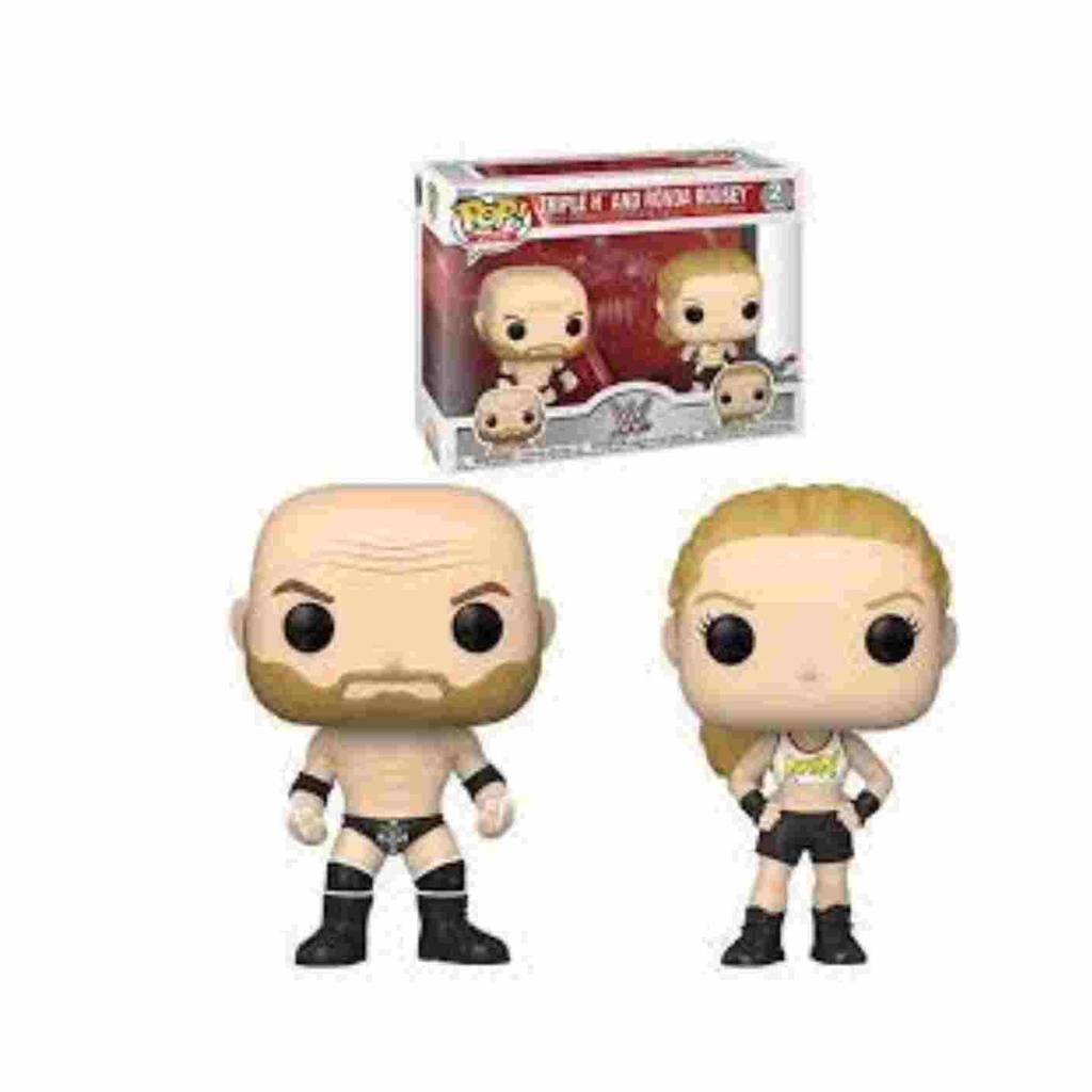 Funko POP! Pop! WWE: Rousey and Triple H 2pk