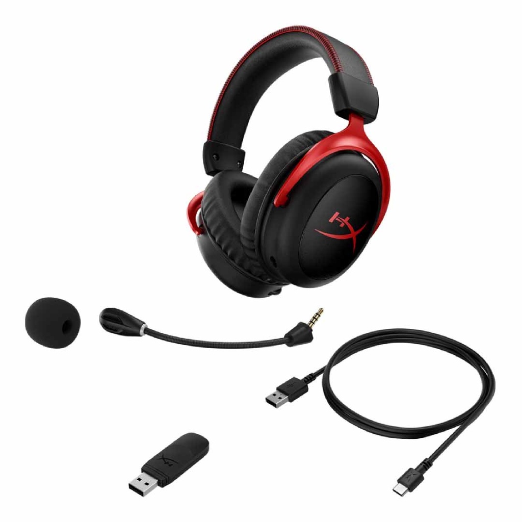 HyperX - Cloud II Wireless 7.1 Surround Sound Gaming Headset