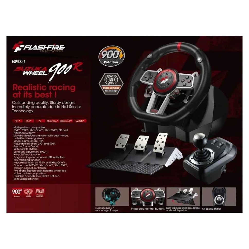 FlashFire Suzuka Wheel 900R/F111 With Shifter (Support PS5)