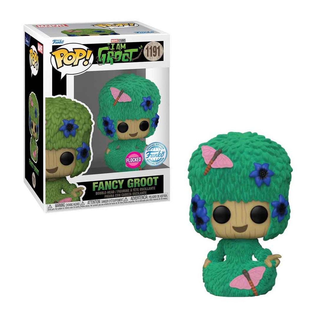 Funko POP!  Marvel: I Am Groot - Groot (Marie Hair)(FL)(Exc)