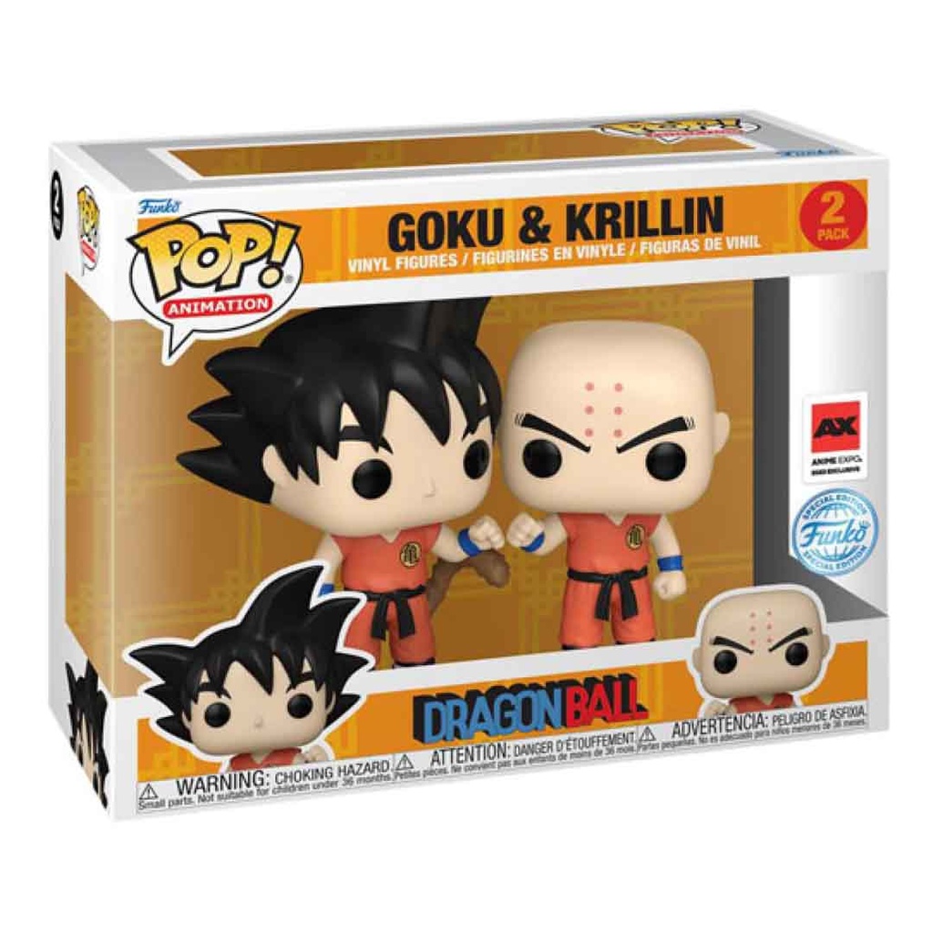 Funko POP!  Animation: Dragon Ball - Goku and Krillin 2pk (Exc)