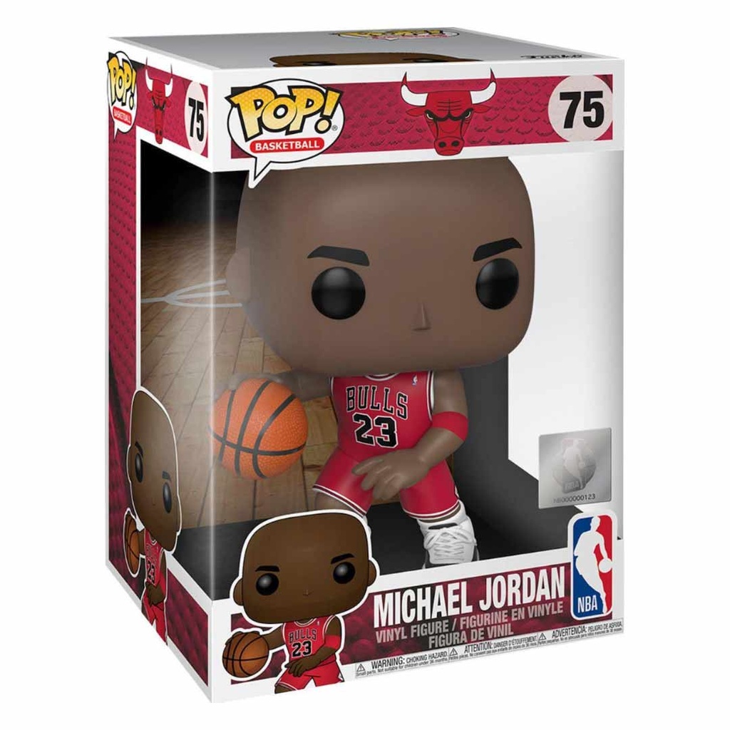 Funko POP!  Jumbo! Basketball: NBA Bulls - Michael Jordan (Red Jersey)