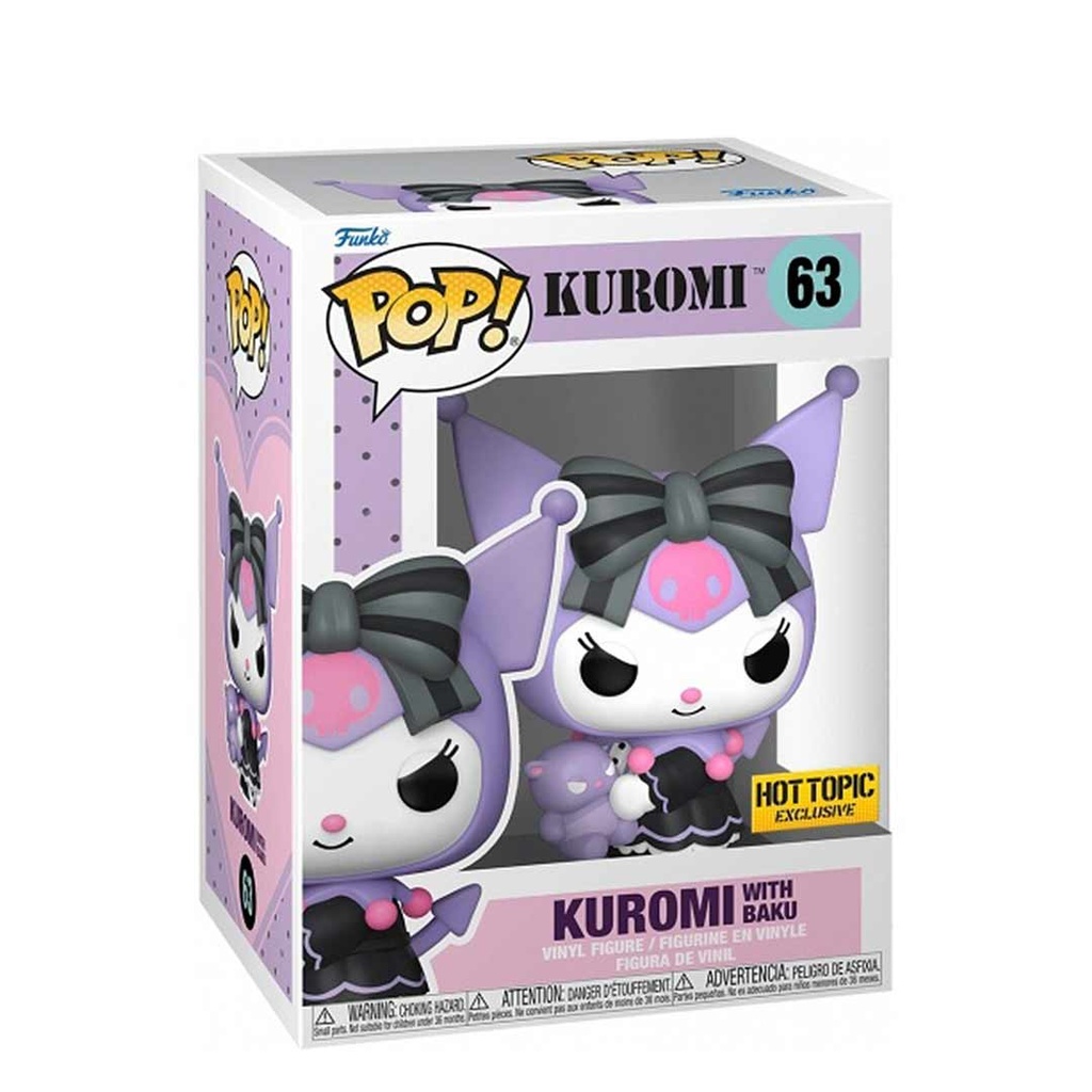 Funko POP!  Sanrio: Hello Kitty - Kuromi with Baku (Exc)