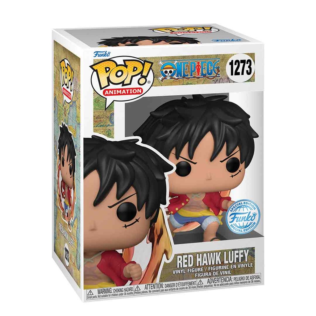 Funko POP!  Animation: One Piece - Red Hawk Luffy w/chase (GW)(Exc)