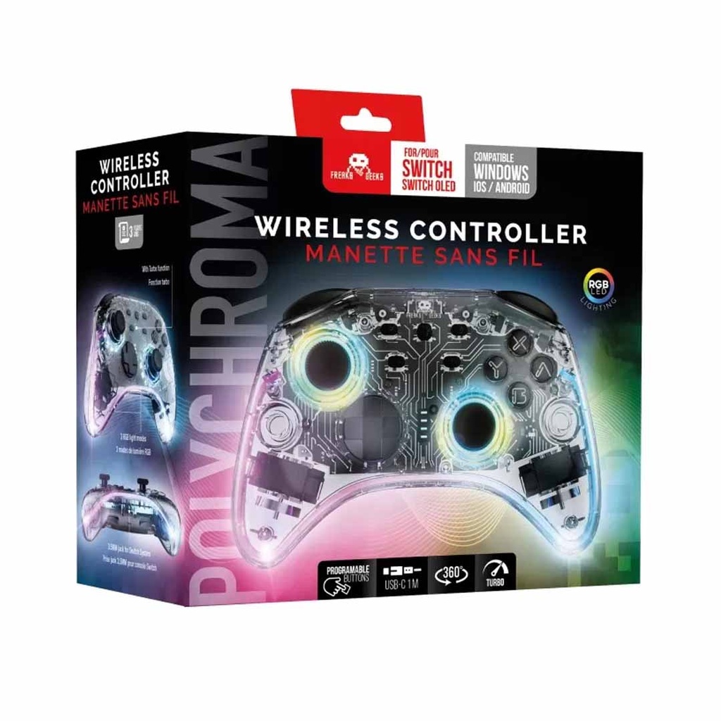 Freaks & Geeks NS JoyCon Wireless Controller 1M cable