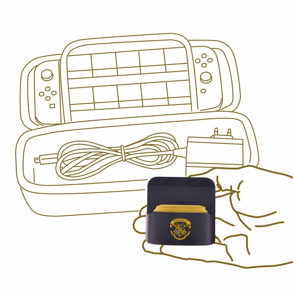 Harry Potter - Dock and Stand 2 in 1 - Charging Stand + TV Connection - Hogwarts