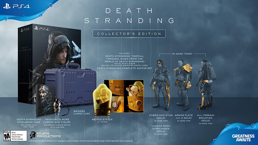 PS4 Death Stranding Collector's Edition R1
