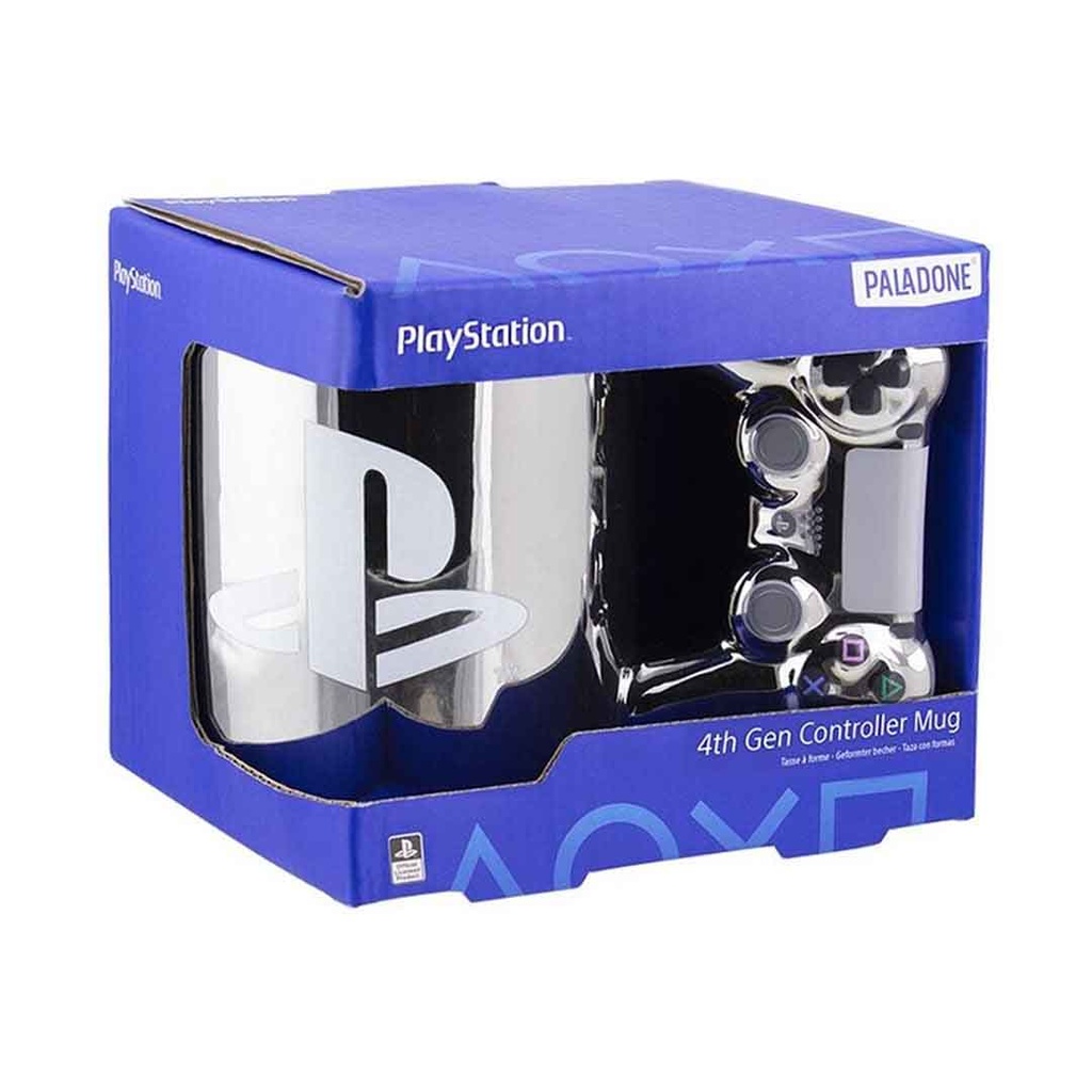 PALADONE Playstation 4 Silver Controller SHAPE  Mug