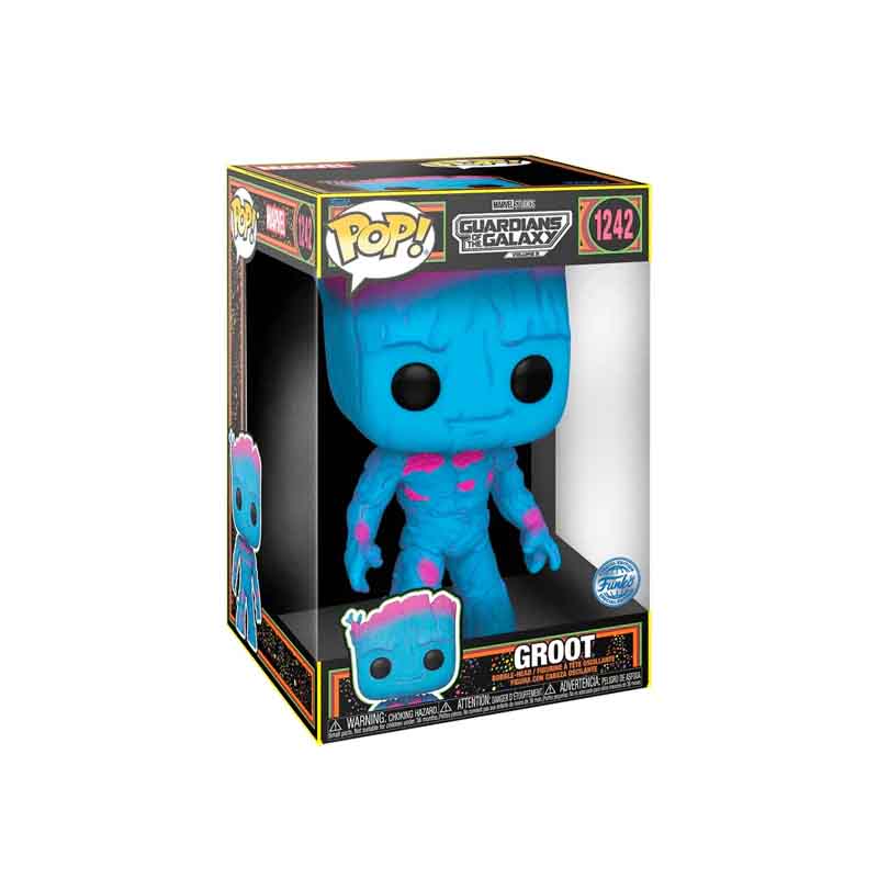 Funko POP! Jumbo! Marvel: Guardian of the Galaxy 3 - Groot (BLKLT)