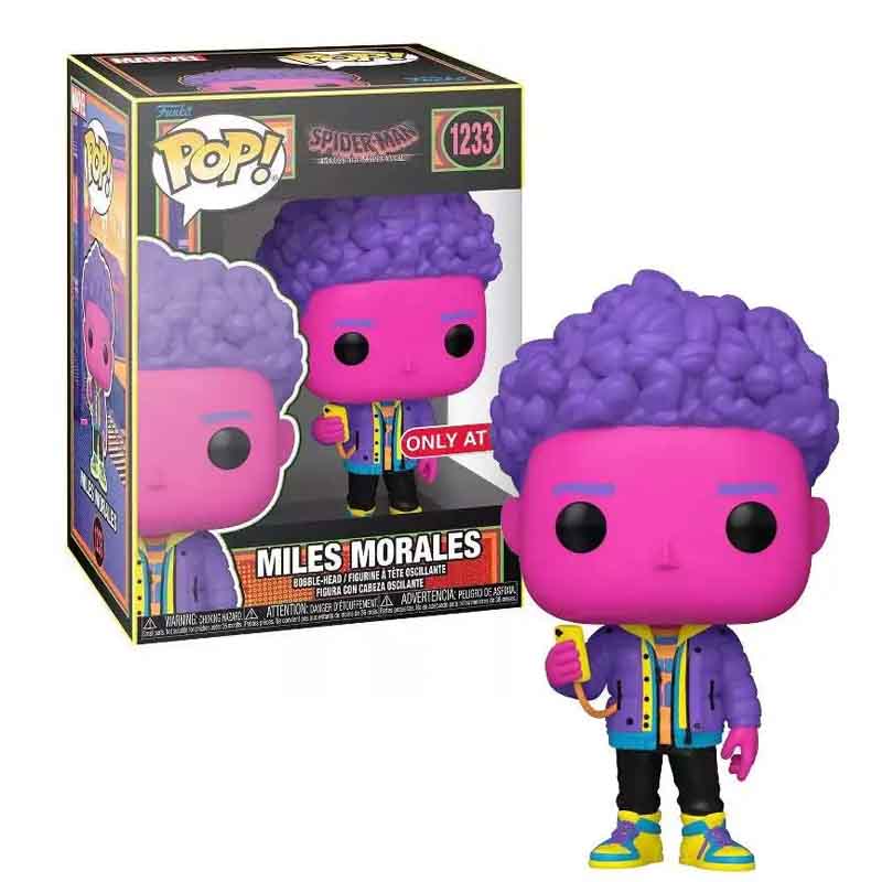 Funko POP!  Marvel: Spider-man: Across The Spiderverse - Miles Morales (BLKLT)(Exc)