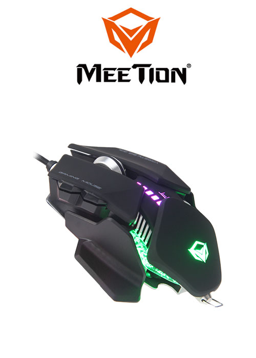 GM80 Transformers Gaming Mouse- Black (Meetion)