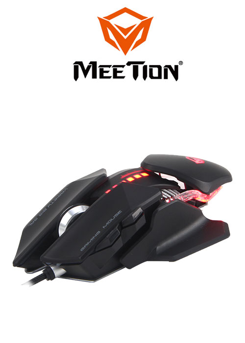 GM80 Transformers Gaming Mouse- Black (Meetion)