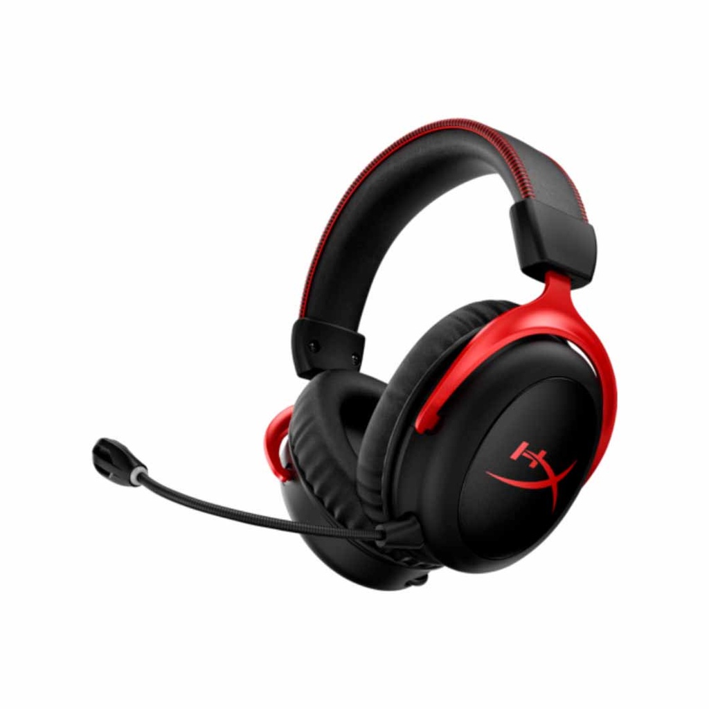 HyperX Cloud II Wireless - Gaming Headset (Black-Red)