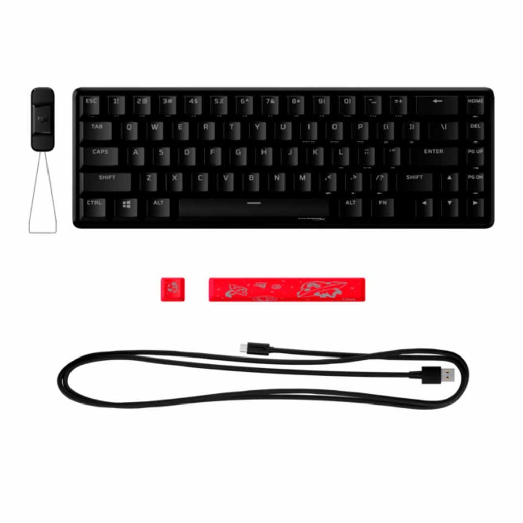 HyperX Alloy Origins 65 - Mechanical Gaming Keyboard - Red (US Layout)