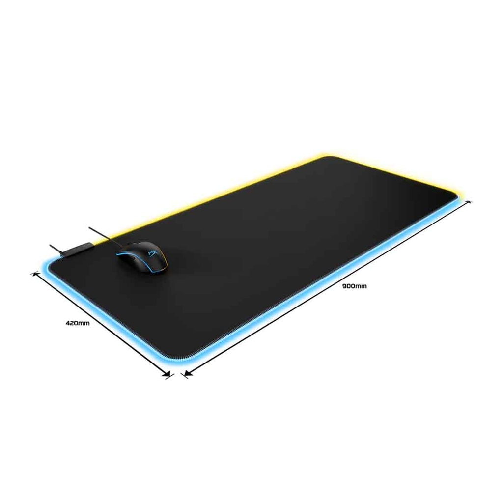 HyperX Pulsefire Mat - RGB Gaming Mousepad - Cloth (XL)