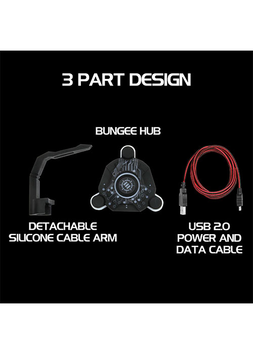 Gaming Mouse Bungee - Red (Enhance)