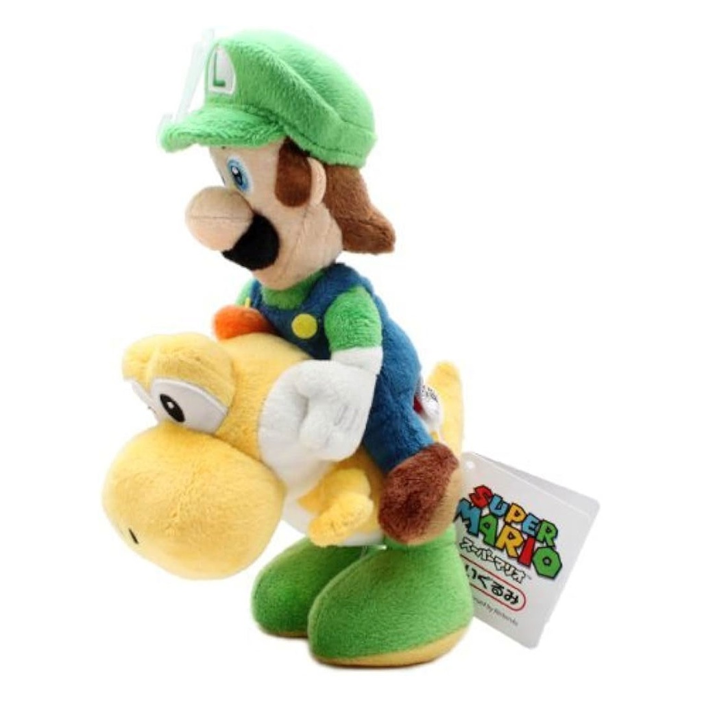 San Ei - Super Mario Luigi Riding on Yoshi Plush