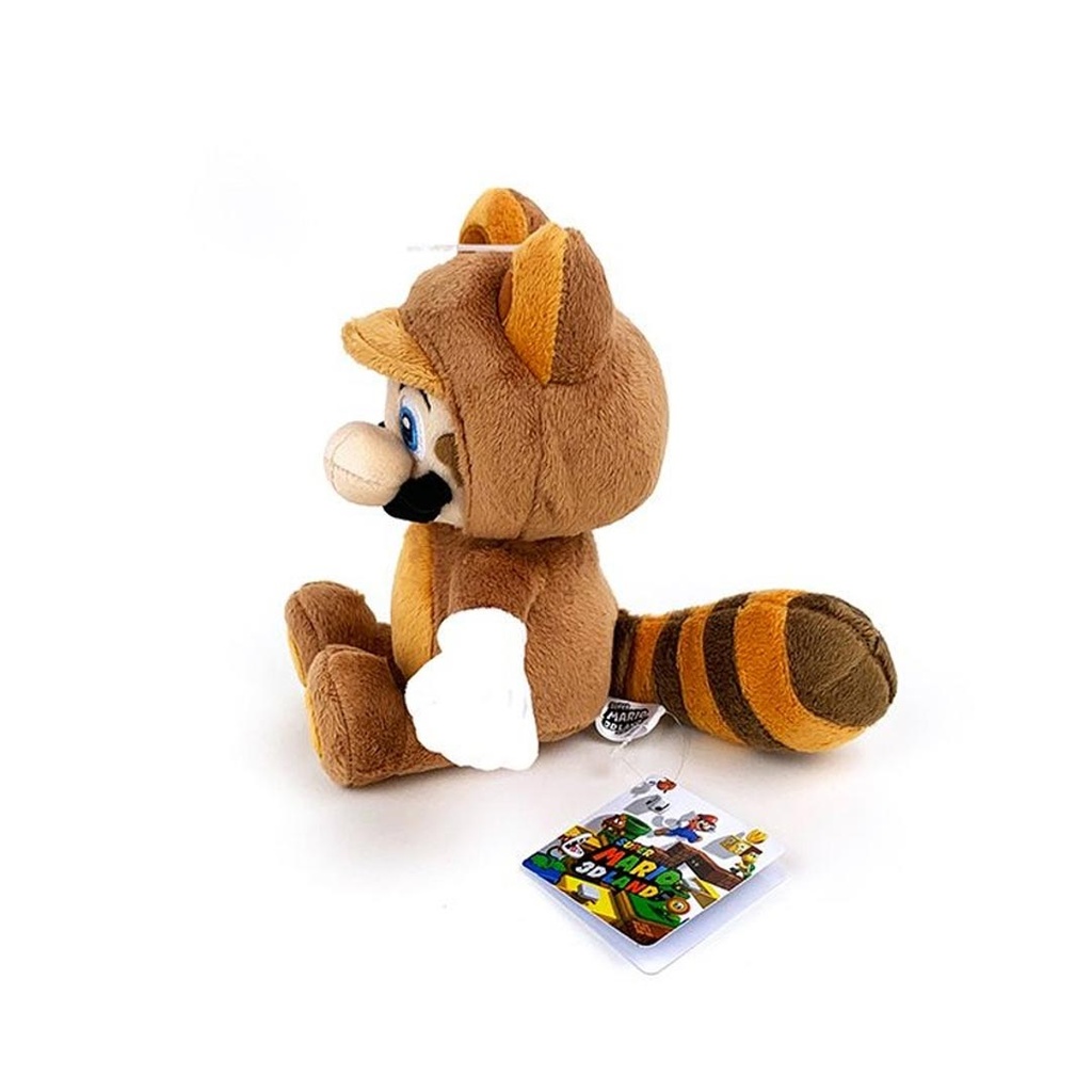 San Ei - Super Mario Raccoon Tanooki Mario Doll Plush